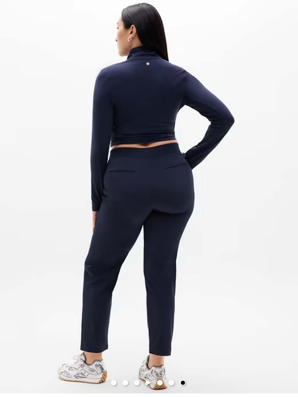 Like New Athleta Brooklyn Mid Rise Ankle Pant - Black - Picture 3 of 11